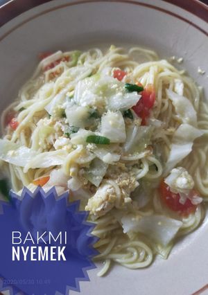Foto resep Bakmi nyemek ala-ala saiya
