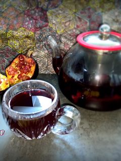 عکسی از دستور دمنوش پوست انار سیاه