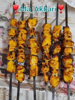 عکسی از دستور جوجه کباب