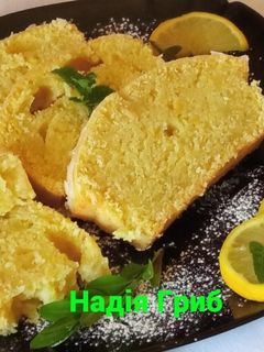 Фото Пісний лимонний кекс 🍋.