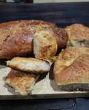 Pan Integral Dulce con Piña y Arándanos