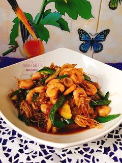 Foto resep Udang cabe ijo