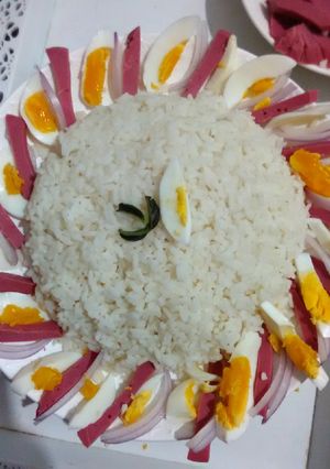 صورة لوصفة رز اصفر مسلوق 😋 سهل التحضير