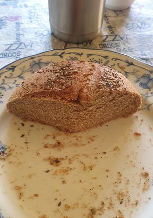 Una foto de Pan casero integral súper fácil