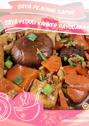 Foto resep Tofu-mushroom stir fry