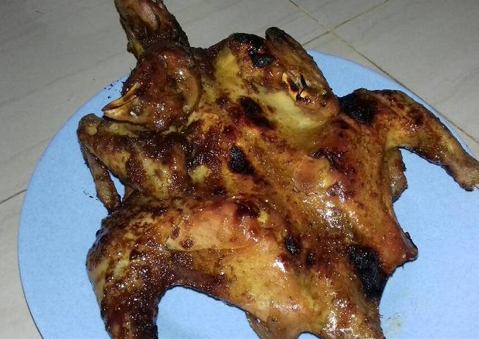 Cara Praktis Memasak Ayam bakar kampung mantaaap👌 Anti Gagal