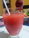 Jugo de fresa con mandarina 👍🇵🇪