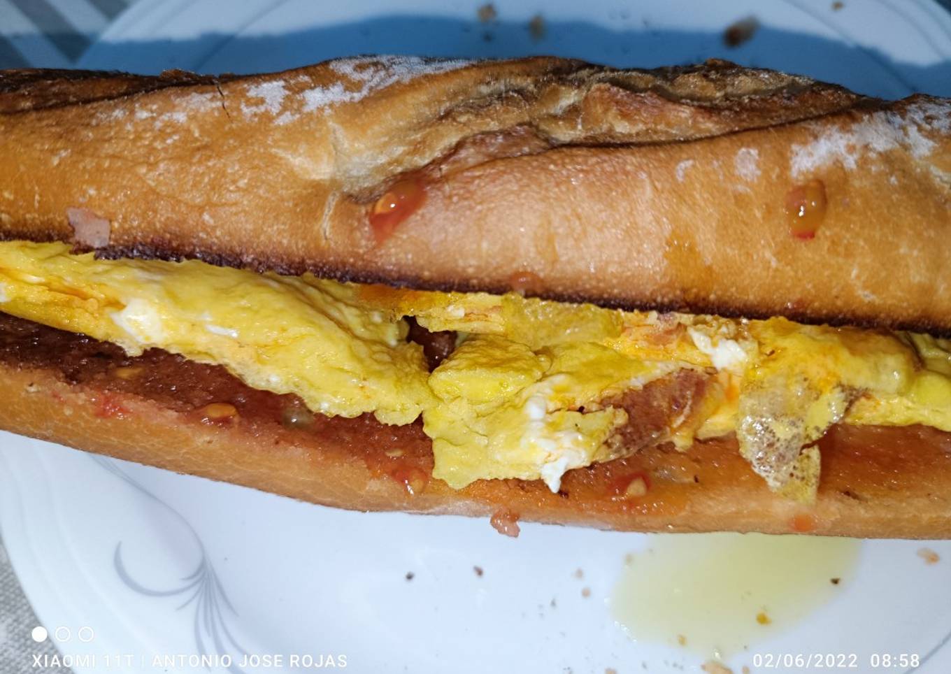 Tortilla de chorizo