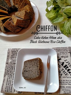 Foto resep Chiffon Cake Ketan Hitam aka Black Glutinous Rice Chiffon Cake
