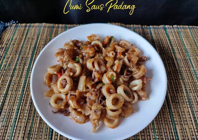 Resep Cumi Saus Padang, Enak