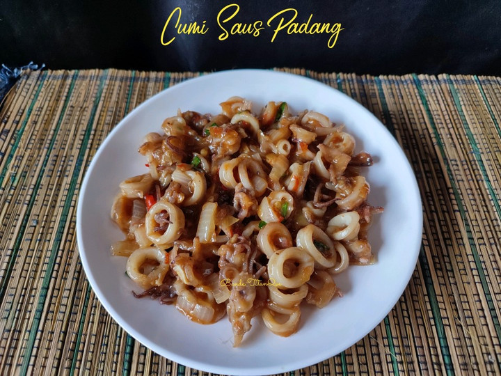 Resep Cumi Saus Padang, Enak