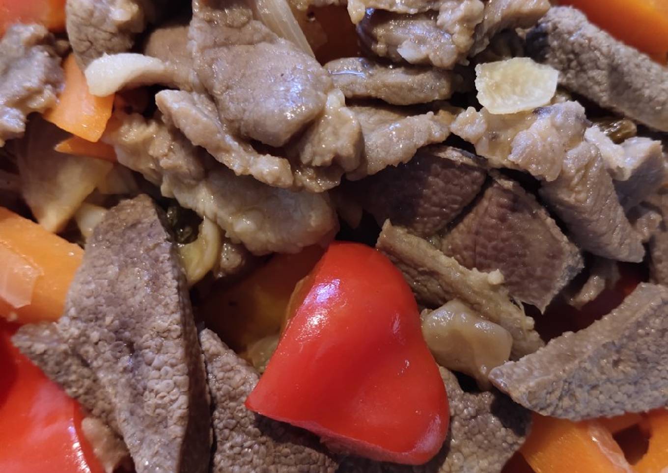 Steps to Prepare Super Quick Homemade Stir Fried Pork Belly