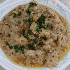 A picture of Cheesy Butter garlic chicken.