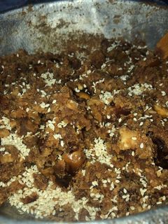 صورة لوصفة قشد بزبده الفول السوداني 🥜😋