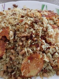 عکسی از دستور چشم بلبلی پلو