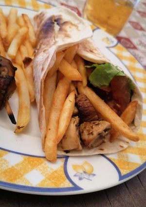 Φωτογραφία της συνταγής Μανιταροσουβλάκια σε πίτα