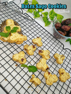 Foto resep Kue Kering Sagu Kurma (Dates Sago Cookies)