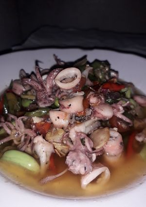 Foto resep Cumi Asin Pete Pedas