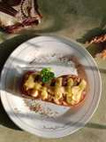 Simple Roasted Stuffed Butternut Squash