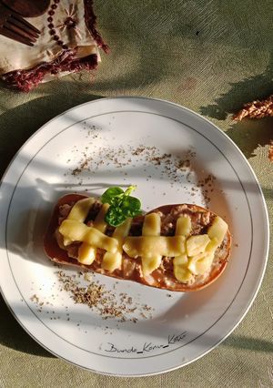 Foto resep Simple Roasted Stuffed Butternut Squash