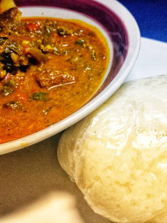 A picture of Miyan taushe with Semo.