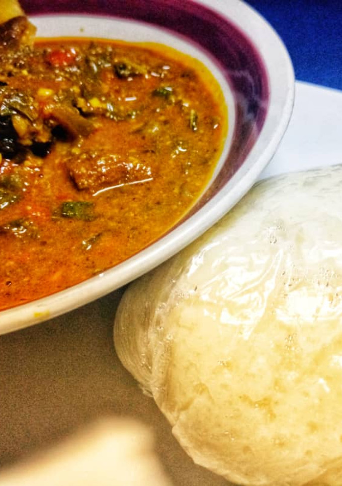 A picture of Miyan taushe with Semo.