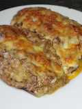 Berenjenas rellenas de carrilleras en salsa