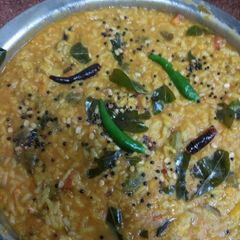 A picture of BisiBele Bhaat Karnataka style.