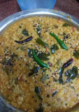 A picture of BisiBele Bhaat Karnataka style.