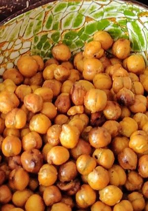 Une photo de Pois chiches grillés (vegan)