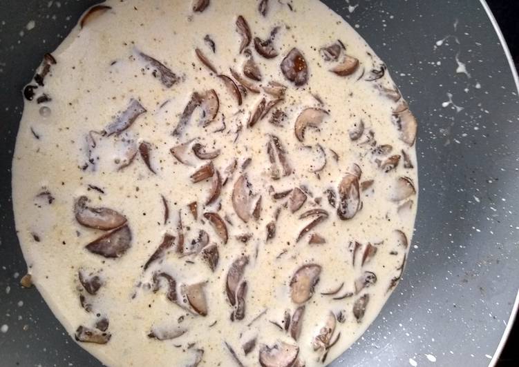 Salsa de champiñones para carne