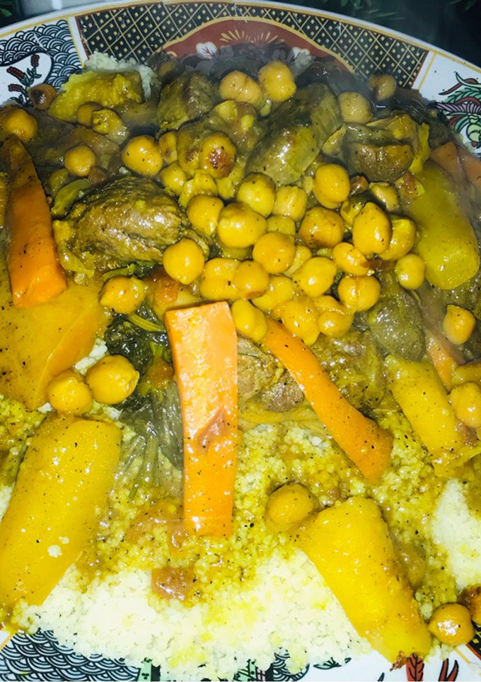 Una foto de El famoso couscous marroquí