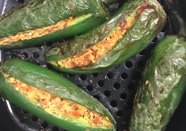 Easy Way to Make Perfect Stuffed peppers in Airfryer