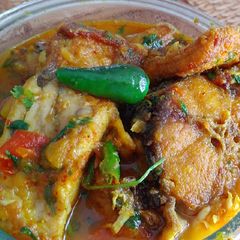 A picture of Fish curry.