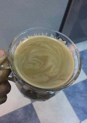 صورة لوصفة قهوة بالشوكلاتة البيضاء