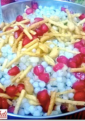 A picture of Sabudana or Sago Khichdi.