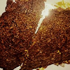 A picture of Tex's Pastrami Reuben ('Rachel') 🐂🍞🍲🧀.