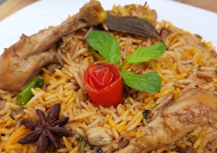 Recipe of Perfect Hydrabadi Chicken Dum Biryani