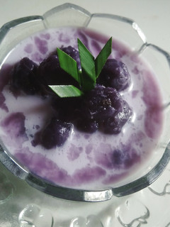 Foto resep Bubur candil ubi ungu