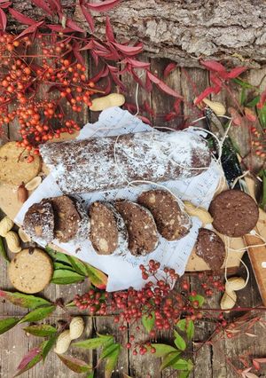 Foto di Salame di cioccolato (senza uova)