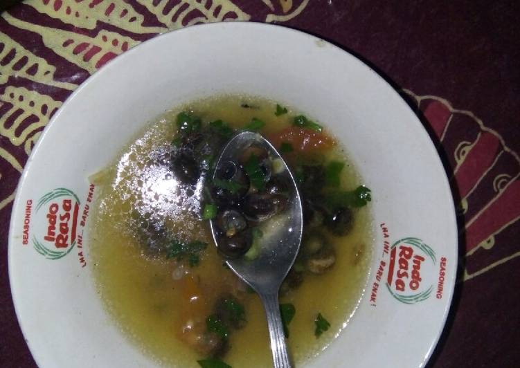 Langkah Menyiapkan Sop Tutut yang simpel