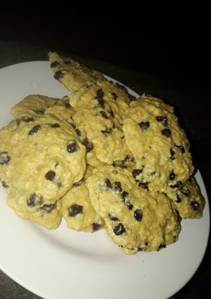 Una foto de Galletitas de avena y chips de chocolate