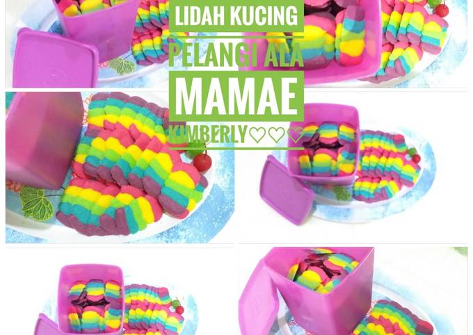 Lidah Kucing Pelangi II (Rainbow) Pakai Otang (Oven Tangkring)