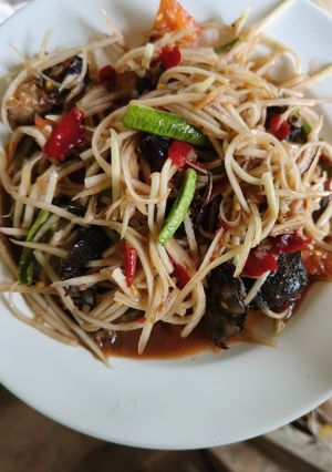 รูปของ ส้มตำปูปลาร้า