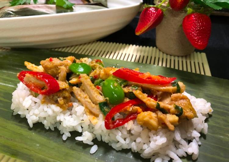 Resep Nasi Bakar isi ayam pete oleh Umie Kulsum Cookpad