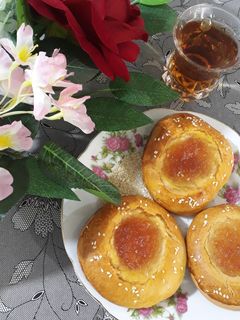 عکسی از دستور نان مربایی