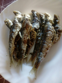 Una foto de Sardinas fritas