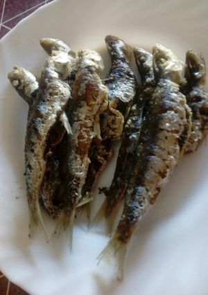Una foto de Sardinas fritas