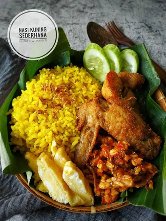 Cara Sederhana Membuat Resep  Nasi Kuning Sederhana yang Menggugah Selera, Sempurna