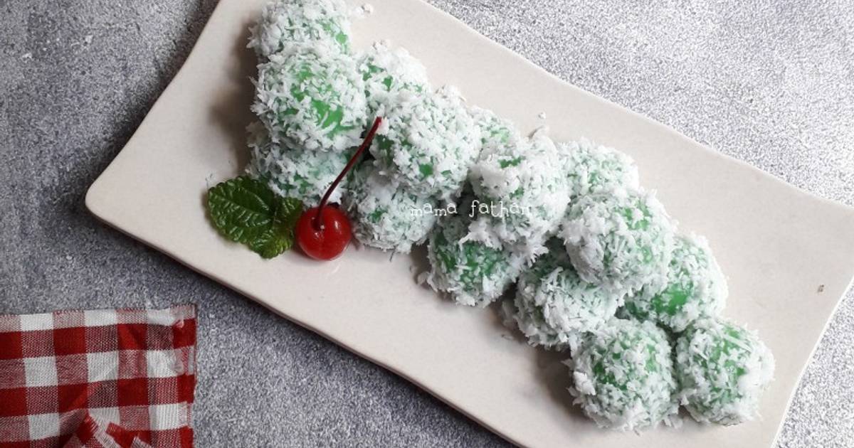 Resep Klepon Pandan Gula Merah Oleh Mama Fathan Cookpad